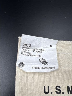 U.S. Mint Bag of 100 2012 D El Yunque ATB America The Beautiful Quarters BU UNC