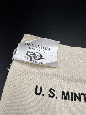 U.S. Mint Bag of 100 2008 P 25c Oklahoma State Statehood Quarters BU UNC