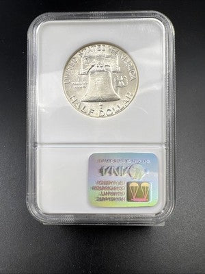 1963 P 50c Franklin 90% Silver Half Dollar Coin NGC MS65 Gem Bu Certified #43