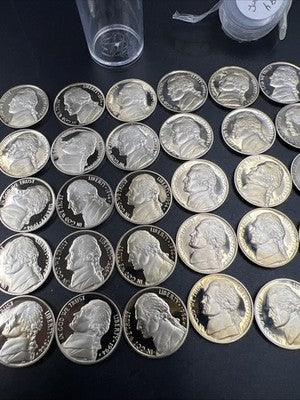 1994 S 5c Proof Jefferson Nickel 40 Coin Roll Choice Proof