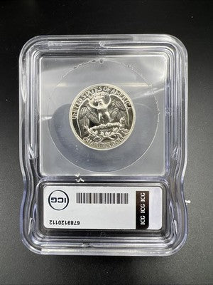 1964 P Washington Silver Quarter Coin ICG PR66 #12