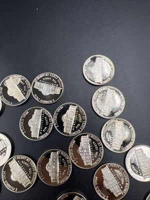 1998 S 5c Proof Jefferson Nickel 40 Coin Roll Choice Proof