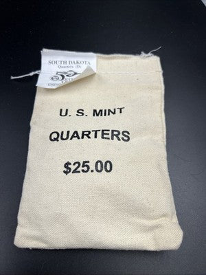 U.S. Mint Bag of 100 2006 D South Dakota State Statehood Quarters BU UNC