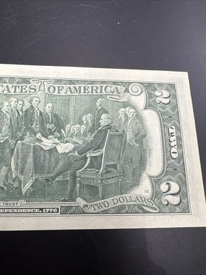 1976 $2 FRN Postal Bicentennial Two Bill Houston TX Denver Harbor Station CH AU