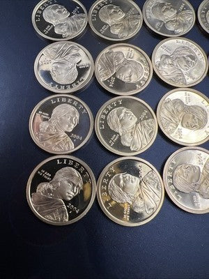 2004 S 25 Coin Proof Sacagawea Dollar Coin Roll