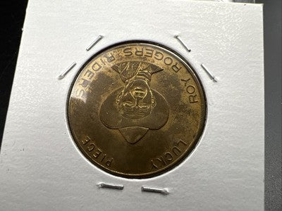 Roy Rogers Riders Lucky Piece Horse Trigger Good Luck Forever Token XF / AU
