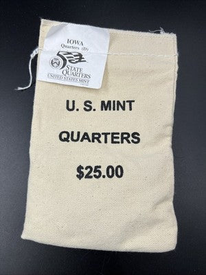 U.S. Mint Bag of 100 2004 D Iowa State Statehood Quarters BU UNC