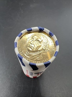 2007 D George Washington Presidential Dollar US Mint BU Roll 25 Coins