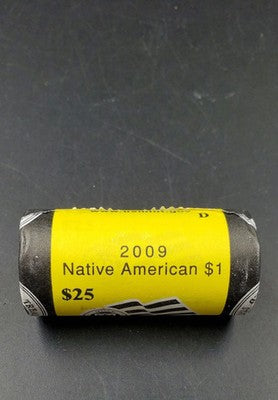 2009 D Sacagawea Native American Dollar 25 Coin BU Uncirculated OBW US Mint Wrap