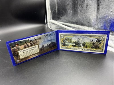 Vietnam War Colorized Enhanced 2017 A 2 Two Dollar Federal Reserve Note Unc #52
