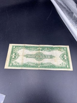 1923 One Dollar Silver Certificate Horse Blanket Blue Seal CH VG Very Good #835