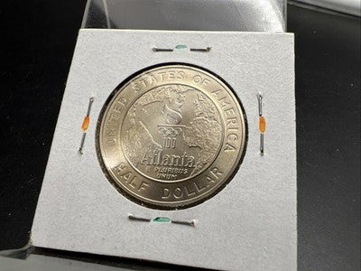 1995 S 50c Basketball Atlanta Olympics Commemorative Half Dollar Coin Gem BU S#1