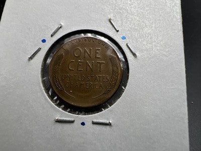 194x 1C Lincoln Wheat Cent Major Planchet Lamination Error VF Circ
