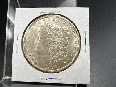 1900 O / CC $1 Morgan Silver Dollar Coin AU About UNC SK#1a