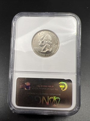 2005 D 25c Kansas State Statehood Quarter Coin NGC MS67 SMS #163