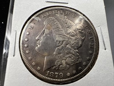 1879 P $1 Morgan Silver Dollar Coin VF Very Fine Circ SK#a