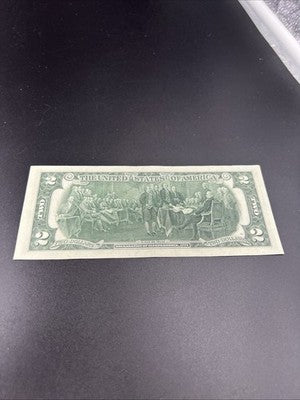 1976 $2 FRN Postal Federal Reserve Note UNC Repeat Serial #06060601