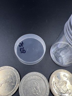 Lot of 20 $1 Casino Dollar Gaming Tokens Metal Circulated Conditions SKU#7529