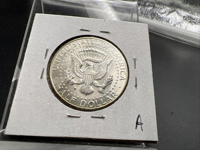 1964 50c Kennedy Silver Half Dollar Coin PQ Amber Toning Obverse CH BU SK#a