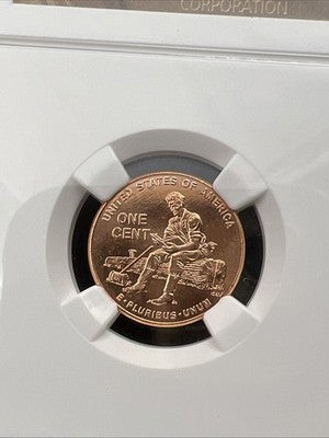 2009 1c Lincoln Formative Years Commemorative Cent Coin MS66 NGC #488