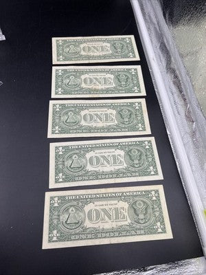 Lot of 5 2017 * Star FRN Federal Reserve Notes VG + Circ Conditions #903