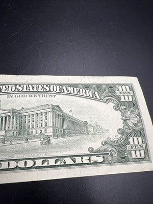 1995 $10 FRN Federal Reserve Note VF Very Fine Circ #655