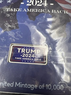 The People's President Donald Trump 5 Gram .999 Silver Bar in Packadging