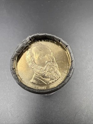 2011 P James A Garfield Presidential Dollar US Mint BU Roll 25 Coins Unc
