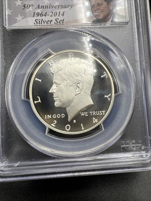 2014 S 50c Kennedy Enhanced Silver Half Dollar Coin PCGS MS69 PL #438