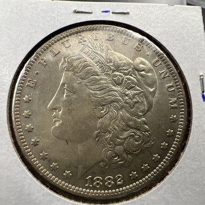 1882 O / S Morgan Silver Dollar Coin CH XF EF Extra Fine Circ