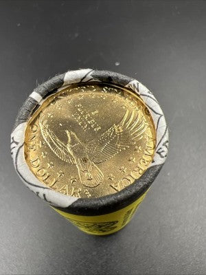 T/T 2001 P Sacagawea Native Dollar 25 Coin BU Uncirculated OBW US Mint Wrap