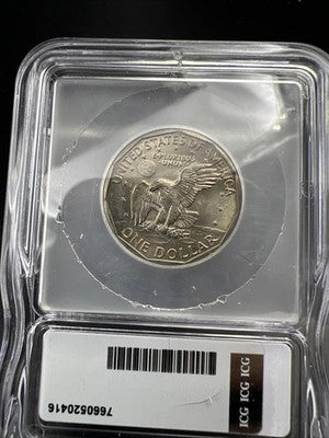 1979 S $1 SBA Susan B Anthony Dollar Coin ICG MS66 + Plus Gem UNC