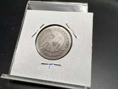 1854 Seated Liberty Silver Quarter Coin with Arrows Variety Choice VG Very Good