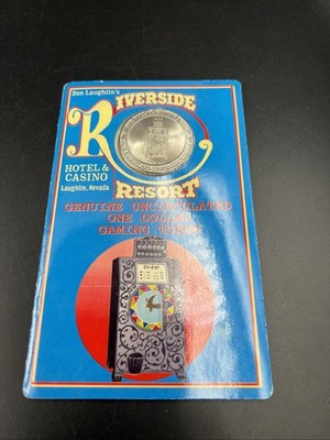 Riverside Resort $1 Casino Gaming Token Uncirculated In Display Pack