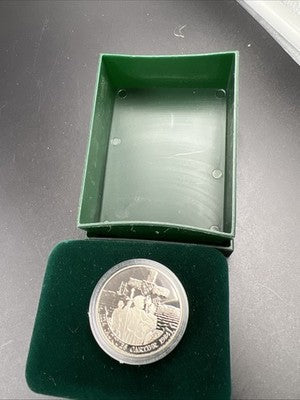 1984 Jacques Cartier Commemorative Nickel (Ni) Proof Dollar w/ Box