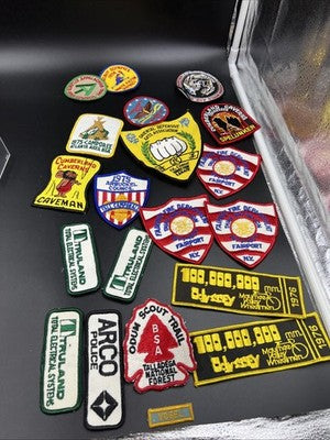 Lot of 19 Boy Scout Patches Talladega Cumberland Caves +