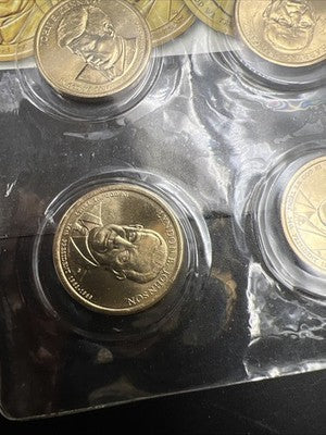 4 Coin 2015 D Presidential Dollar Set Truman Eisenhower Kennedy Johnson BU UNC
