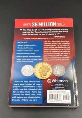 2027 The Official Red Book A Guide Book of United States Coins 80th 250 Especial