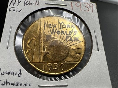 1939 NY World's Fair Howard Johnson Token XF / AU