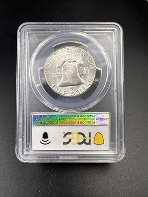 1958 P 50c Franklin Silver Half Dollar Coin PCGS MS64 CH BU Certified #78