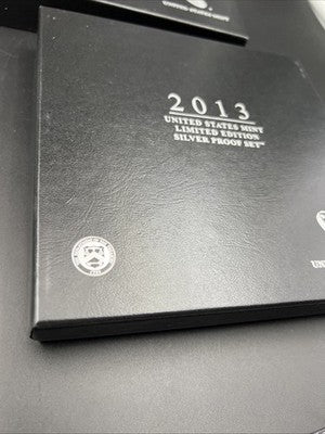 2013 Limited Edition US Silver Proof Set Complete w/ Box COA SK#a