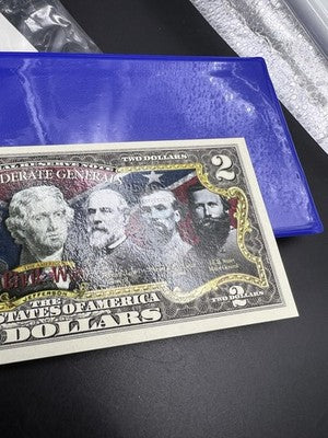 Civil War Generals Colorized 2017 A 2 Two Dollar Federal Reserve Note Unc #6667