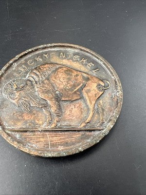Niagara Falls Lucky Nickel Large Souvenir Medallion Circulated
