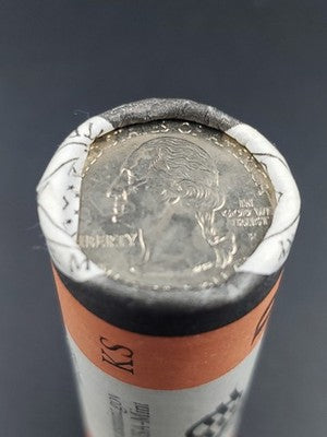 US Mint Certified 2005 P Kansas State Statehood Quarter Roll BU UNC SK#A