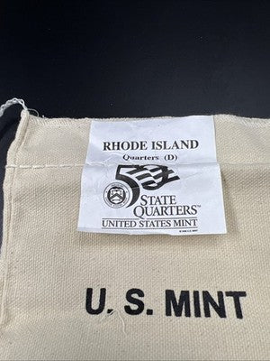 U.S. Mint Bag of 100 2001 D Rhode Island State Statehood Quarters BU UNC