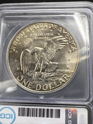 1974 D $1 Ike Eisenhower Clad Copper Nickel Dollar Coin ICG MS66 #705