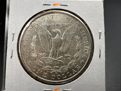 1902 O $1 Morgan Silver Dollar Coin Die Chip Error AU About UNC