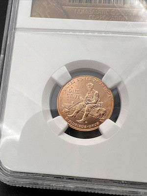 2009 1c Lincoln Formative Years Commemorative Cent Coin MS66 NGC #382