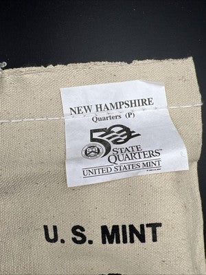 U.S. Mint Bag of 100 2000 P 25c New Hampshire State Statehood Quarters BU UNC
