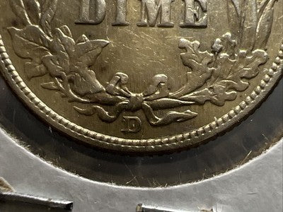 1914 D/D Barber Silver Dime Coin CH XF / AU Circ RPM Variety